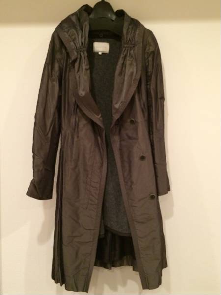 高級美品★カリテqualiteニットライナー付プリングコート9号38