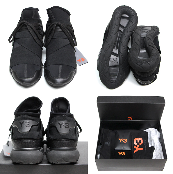 Y-3 15SS QASA HIGH 25.5cm ヨウジヤマモト アディダス ブラック