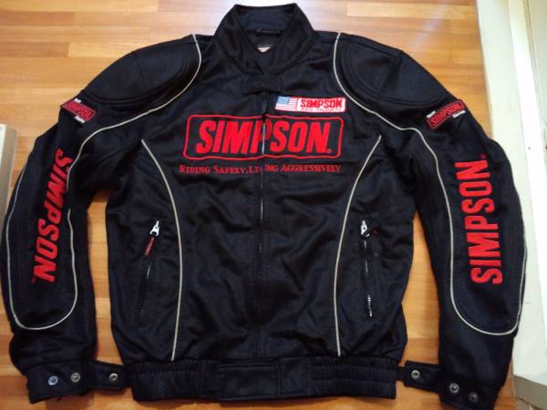 シンプソン jacket 通販 simpson シンプソン ジャケット 赤 メッシュ