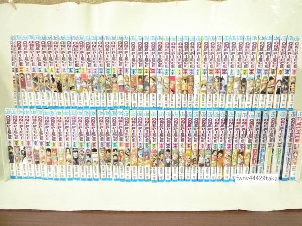 ONE PIECEワンピース0～80巻全巻+R/B/Y/G/BD/W/千巻 本、雑誌 漫画