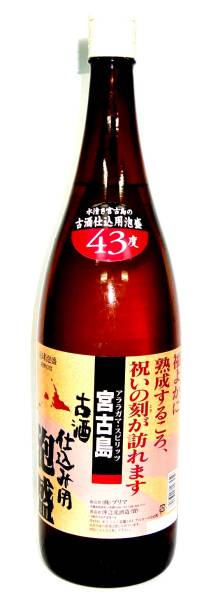 １２年古酒限定品沖の光４３度1.8Ｌno214