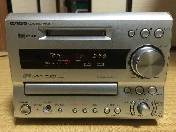 ONKYO FR-7GX 高音質MDコンポ Onkyo CD⁄MDチューナーアンプ ミニコンポ
