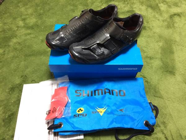 SHIMANO R321　ロード用シューズ　サイズ42 ブラック 中古
