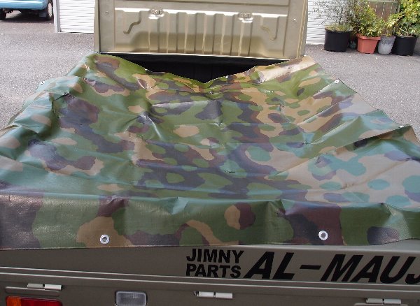 ハイゼット　軽トラ　　迷彩幌　