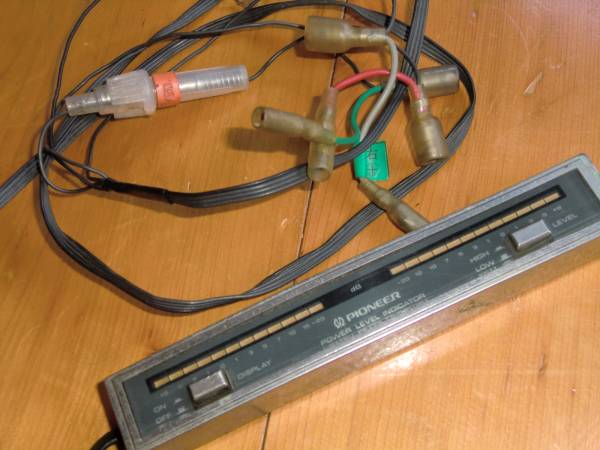 年代物 PIONEER パイオニア パワーレベル インジケーター パイオニア