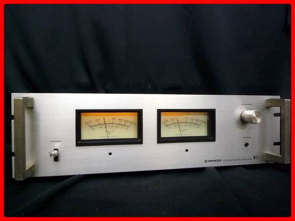 □PIONEER パワーアンプ M-73 777円スタート最落なし 一般 家電、AV