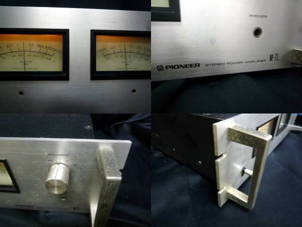 □PIONEER パワーアンプ M-73 777円スタート最落なし 一般 家電、AV