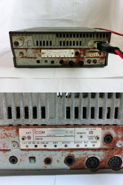 ICOM アイコム 無線機 HFトランシーバー IC-721 ジャンク アイコム
