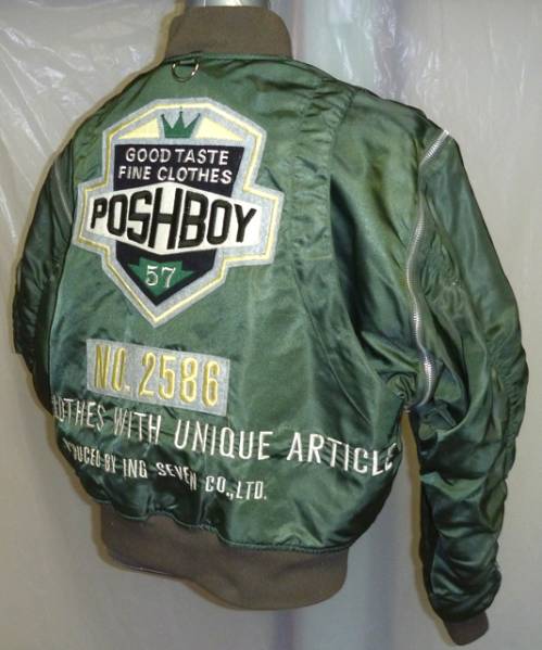 ♪POSH BOY MA1タイプ フライトジャケット ポッシュボーイ