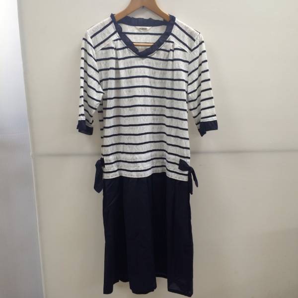 美品☆INGEBORGインゲボルグ　ボーダーワンピース　メルローズ