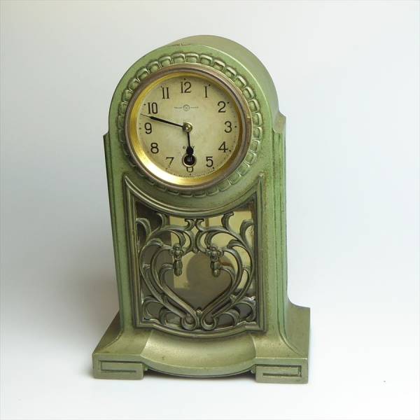 精工舎 古い 置時計◆実動品 ゼンマイ アンティーク 戦前 明治