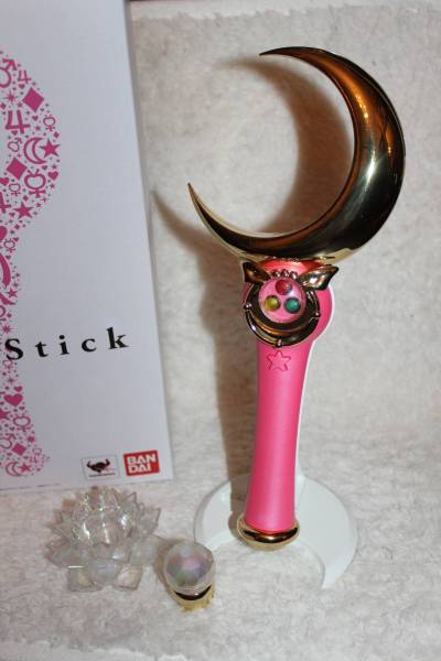 中古美品・セーラームーン・PROPLICA ムーンスティック 電池付 【公式