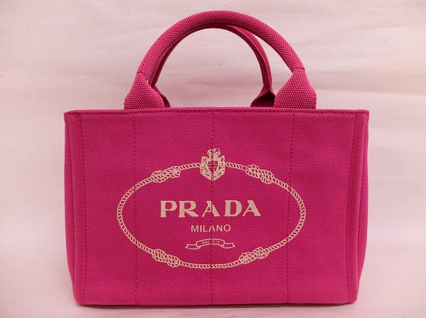 カナパトート Prada トート プラダピンクバッグ 美品 PRADA カナパ
