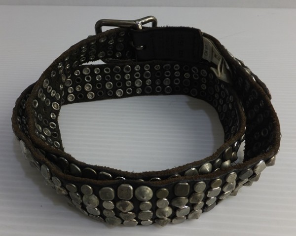 ディーゼル DIESEL スタッズ レザー ベルト 85 R45190 DIESEL 【公式通販】