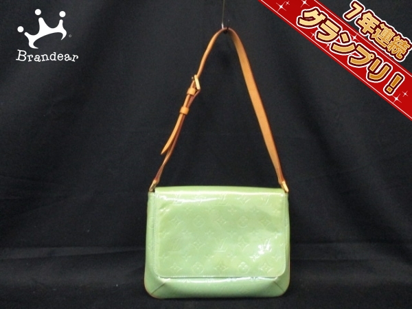 ルイヴィトン ショルダーバッグ ヴェルニ M91009 ベビーブルー