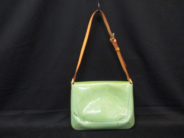 ルイヴィトン ショルダーバッグ ヴェルニ M91009 ベビーブルー