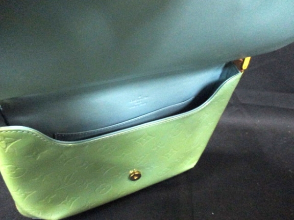 ルイヴィトン ショルダーバッグ ヴェルニ M91009 ベビーブルー