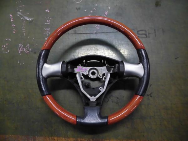 ミラアヴィー L250S 純正OPTION MOMO ウッドコンビハンドル