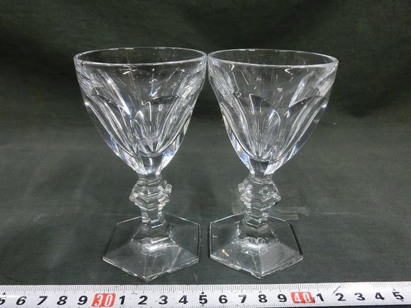 A06213a バカラ Baccarat アルクール 小ワイングラス2客