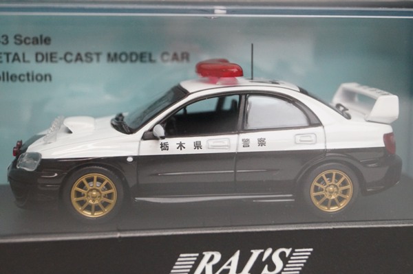 レイズ 1/43 インプレッサ WRX STi 2004 栃木県警察隊車両 402