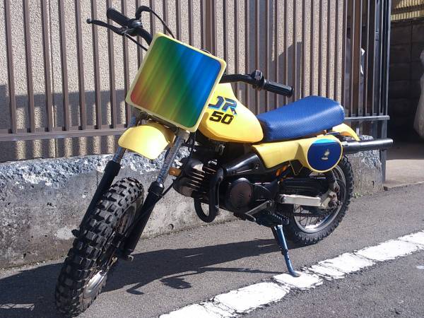 JR50 シート張り替えました エンジンキック一発 長野市より