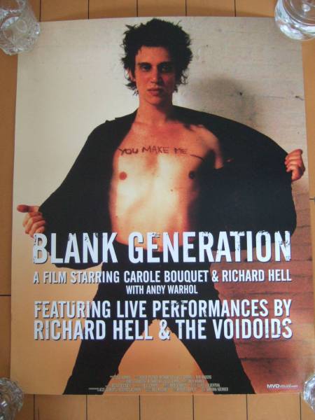 リチャード・ヘル貴重ポスターRichard Hell レア！ 絶対この価格以下無