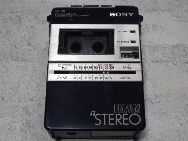 超激得，正規品 ☆SONYソニー M-80 マイクロ カセットコーダー ジャンク☆