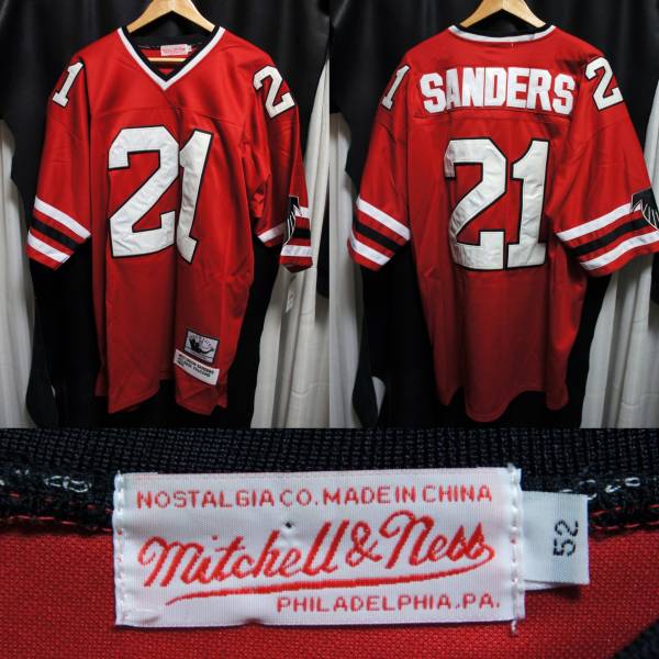 Mitchell&ness NFL フットボールユニフォーム ジャージ #21 52 売切り
