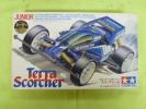 n106* ミニ四駆 スコーチャーJr. 透明シャーシ カラータイヤ ミニ四駆