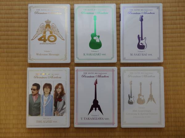 THE ALFEE 40th Anniversary Premium Members DVDセット