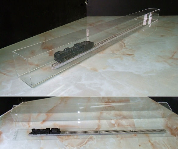 Nゲージコレクションケース90cmシンプルなアクリルケース設計