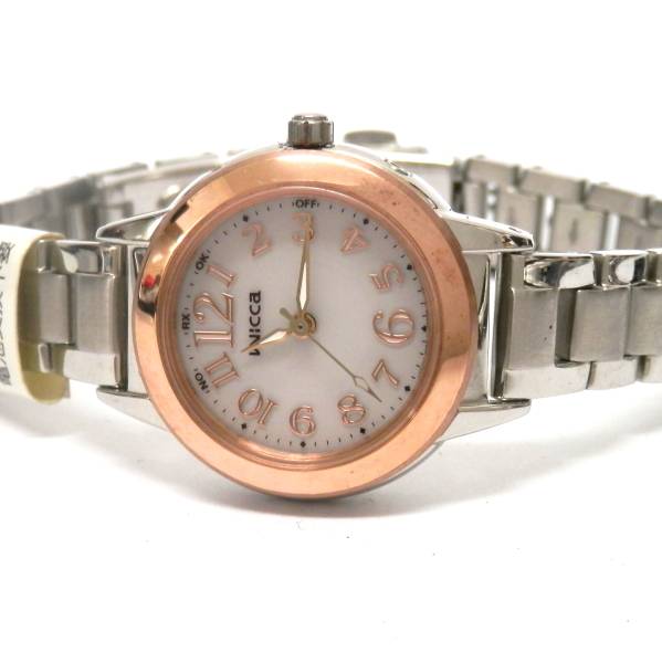 一円~シチズン ウィッカ 電波ソーラー 未使用 KL4-133-11 定3.2