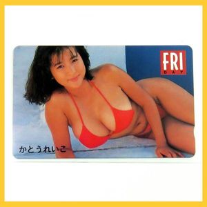 3-i/k　かとうれいこ◆VISUAL QUEEN◆テレカ★