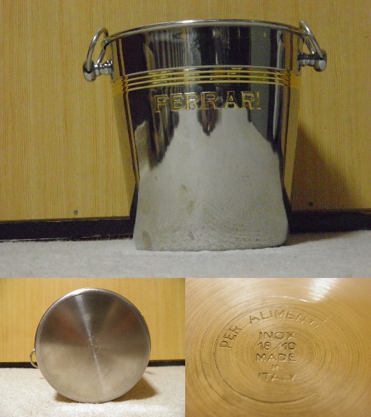 ワインクーラー フェラーリ FERRARI イタリア製 中古 ステンレス
