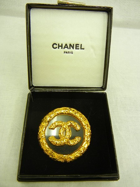 【キングラム】シャネル　ＣＨＡＮＥＬ　ゴールド　ブローチ