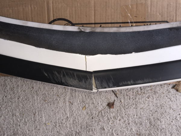 中古GG／GYアテンザ 廃盤ブラックレーシング フロントリップ_2