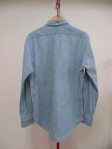 ラルフローレン　シャンブレーシャツメンズシャツデニムシャツS