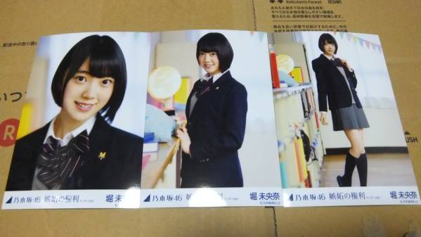 乃木坂46 生写真 嫉妬の権利 堀未央奈 コンプ