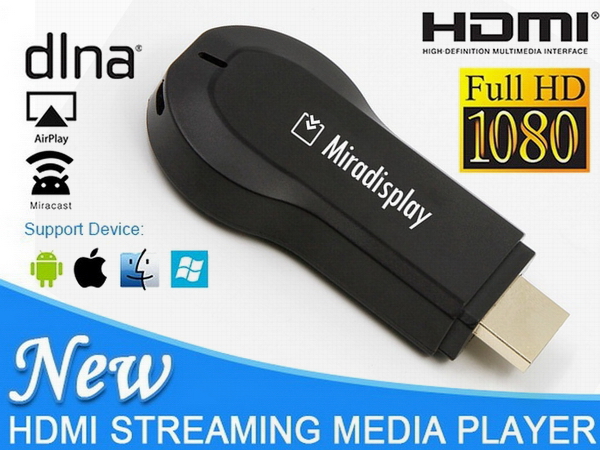 iPhone SE 6s PlusスマホGalaxy Xperia wifi TV display dongle