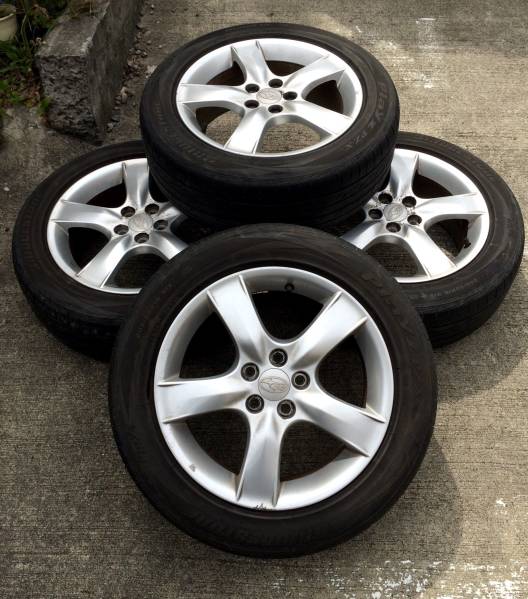 中古☆スバル 純正 16インチ6.5JJ +55 5/100レガシィ等4本セット