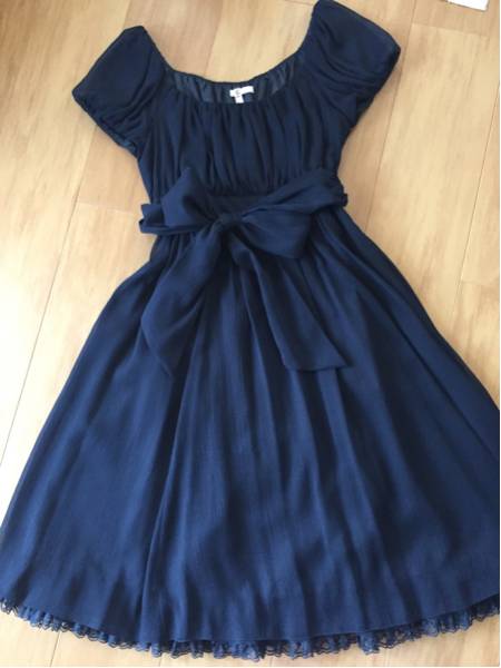 新品同様★レストローズ★シフォンワンピース★ドレス★結婚式