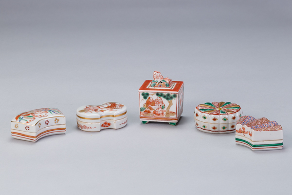 販売 安い ◇九谷焼◇香炉・香合 5点セット 伝統工芸品 【公式通販】