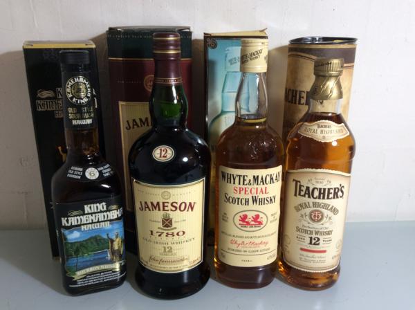 ホワイト&マッカイ 他ウイスキー4本セット SA3 SS109 224 294