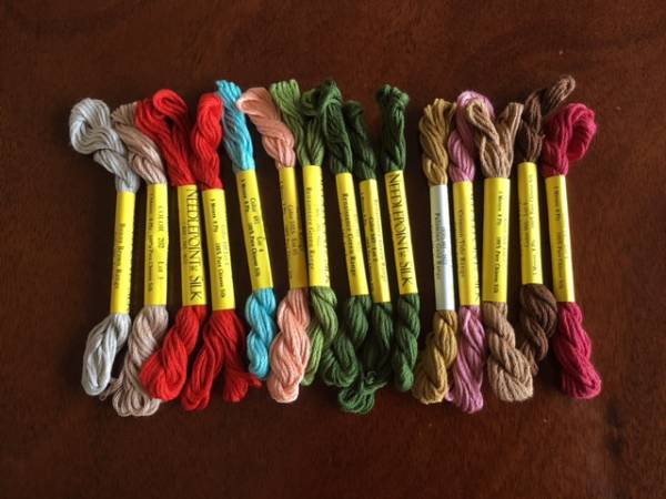 NEEDLEPOINT， Soie d'alger 刺繍糸