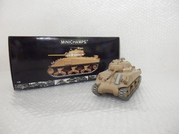 開封 ミニチャンプス 1/35 シャーマンM4A3 戦車ミニカー[梱0.1]