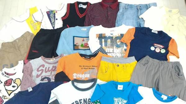 子供服☆福袋☆男の子☆120～130☆70枚セット☆ブランド入YF115