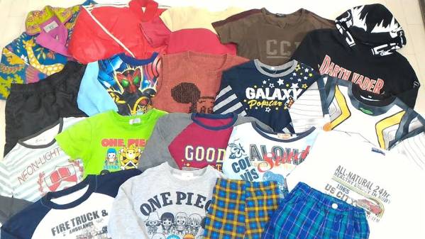 子供服☆福袋☆男の子☆120～130☆70枚セット☆ブランド入YF115