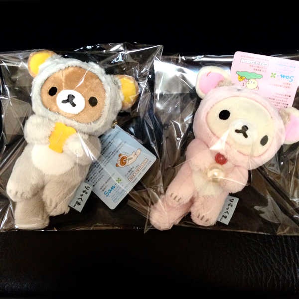 ロフト リラックマ コリラックマ だららっこ ぶらさげぬいぐるみ