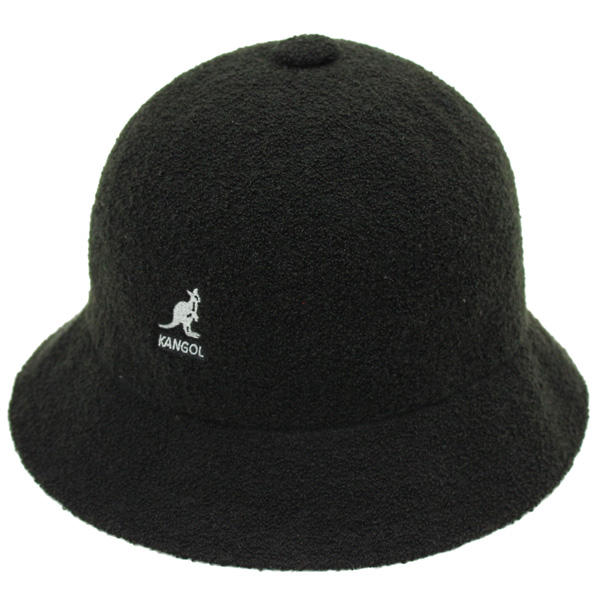 即決 送料無料 KANGOL カンゴール パイル地ハット 黒 L