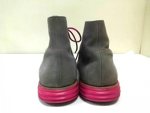 コールハーン ショートブーツ 8 B レディース 美品 スエード